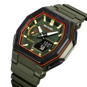 Mens Tactical Sports Watch Waterproof, Rugged Digital Wristwatch with Backlight Alarm Stopwatch Calendar Long Battery, Outdoor Watch for Hiking Camping Running Swimming