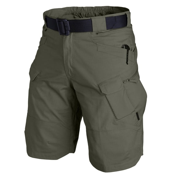 Mens Tactical Stretch Outdoor Cargo Shorts Wear Resistant Rip Stop Work Hiking Fishing Shorts Green 5XL
