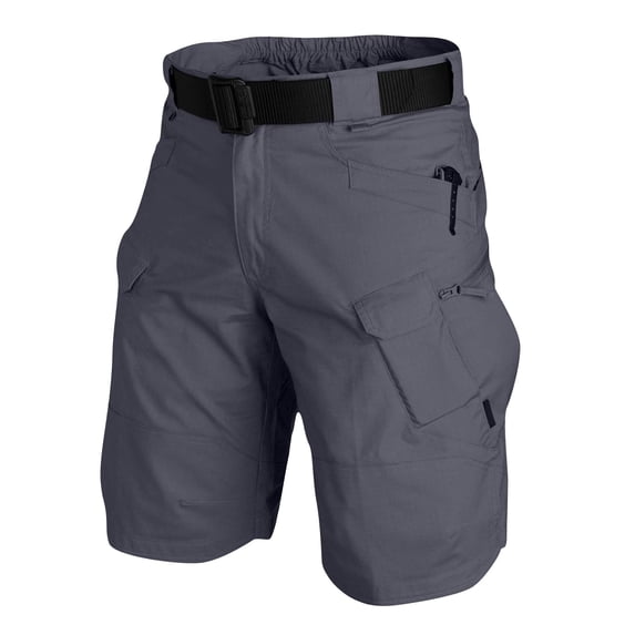 Mens Tactical Stretch Outdoor Cargo Shorts Wear Resistant Rip Stop Work Hiking Fishing Shorts Gray 4XL