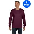 thumbnail image 1 of Mens Tagless ComfortSoft Long-Sleeve Pocket T-Shirt 5596 (2 PACK), 1 of 1
