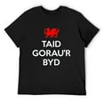 thumbnail image 1 of Mens Taid Gorau'r Byd World's Best Grandfather Welsh Wales T Shirt Black 4X-Large, 1 of 5