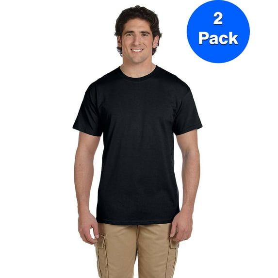 Mens Tall 6.1 oz. Ultra Cotton Short-Sleeve 2 Pack