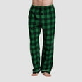 thumbnail image 1 of Mens Tall Pajama Pants 30/32/34/36/38 Long Inseam Plaid Lounge Pants Sleepwear Pajama Bottoms Mens Pajama Pants with Pockets, 1 of 8