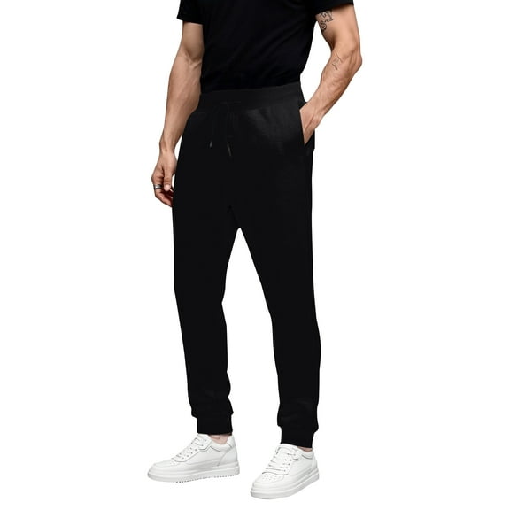 Mens Tall Sweatpants Long Joggers Pant 2025 Black M