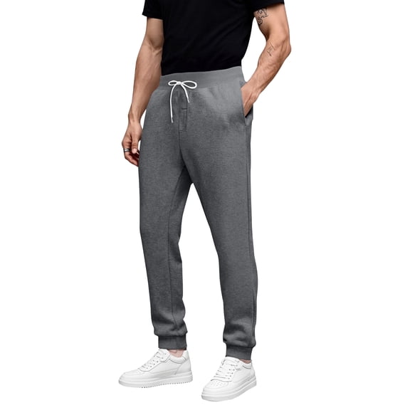 Mens Tall Sweatpants Long Joggers Pant 2025 Dark Gray M