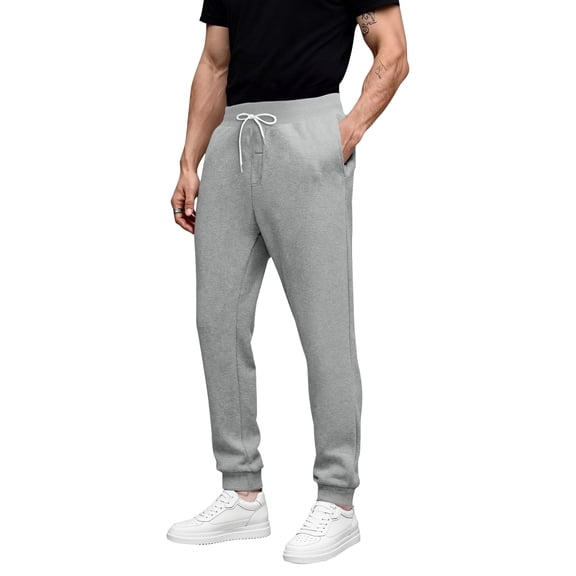 Mens Tall Sweatpants Long Joggers Pant 2025 Gray 3XL