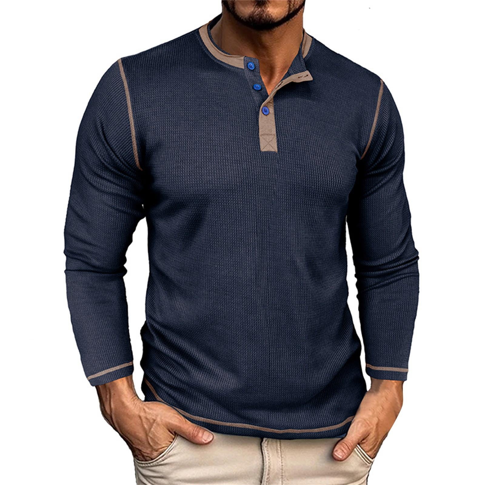 Mens Tall T Shirts, Fashion Casual Comfortable Men'S Long Sleeved ...