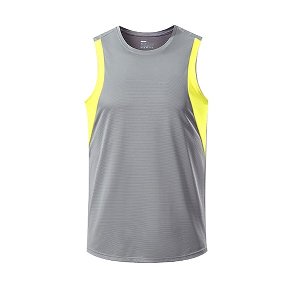 Mens Tank Top Beach Sleeveless Undershirts Workout Shirts for Men Bodybuilding Beach Gym Muscle Tank Base Layer Shirt Regular and Big & Tall Fitness Clothing
