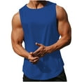 thumbnail image 1 of Mens Tank Top Qiggri Men's Tank Top Cotton Muscle Workout Gym Shirts Moisture Wicking Lightweight Summer Casual Sleeveless Shirts Compression Tank Top, 1 of 8