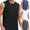 thumbnail image 1 of Mens Tank Top Quick Dry Workout Sleeveless Gym Muscle Shirts Lightweight Moisture Wicking Athletic Tee Shirt, 1 of 4