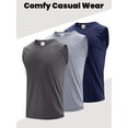 thumbnail image 1 of Mens Tank Tops 3 Pack,Quick Dry Gym Sleeveless Muscle T Shirts for Men's Fitness, 1 of 9