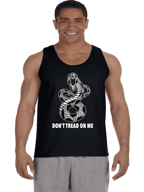 Mens Tank Tops Don't Tread on Me T-shirt Sleeveless Muscle Tee Tanks