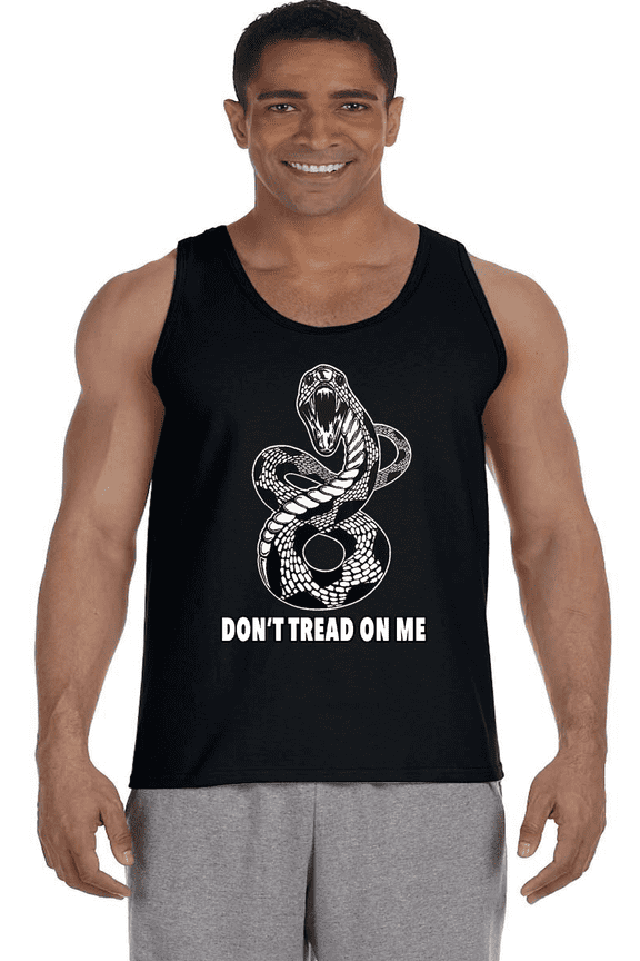 Mens Tank Tops Don't Tread on Me T-shirt Sleeveless Muscle Tee Tanks