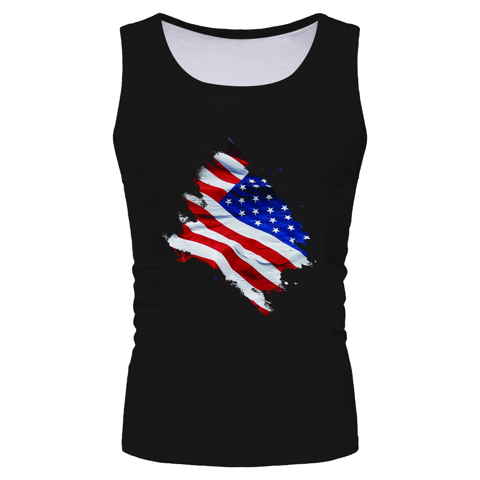 Mens Tank Tops Independence Day Men's Tank Top Summer Sleeveless Top