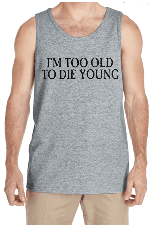 Mens Tank Tops Old Guy Dad Grandpa Gifts Funny Mens Shirts Sleeveless Tees
