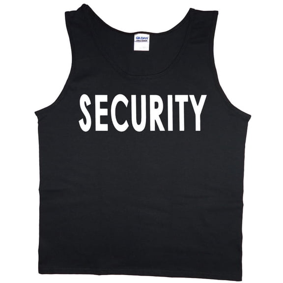 Mens Tank Tops Security Mens Shirts Sleeveless Muscle Tees