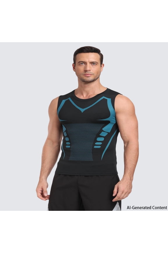 Mens Tank Tops,Sport Running Dry Fit Gym Shirt, Wicking Athletic Mesh Breathable Muscle Tee Workout Sleeveless Shirts