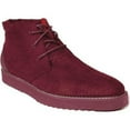 thumbnail image 1 of Mens Tayno Modern Chukka Boot Micro Suede Soft Comfortable Cushion Troupe Wine, 1 of 11