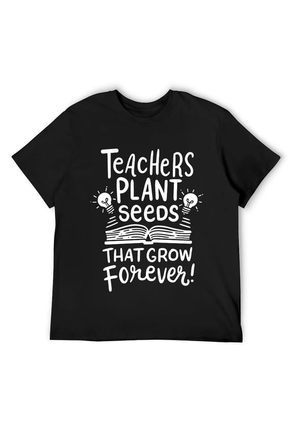 Mens Teacher Vintage Gift Short Sleeve T-Shirt Black XL
