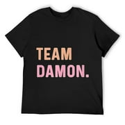 Mens Team Damon - Name T-Shirt Black