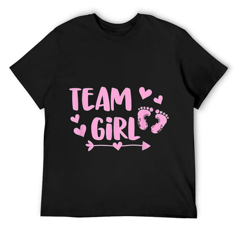 Team Girl Gender Reveal Baby Shower Shirt - Pink Feet Arrow Team Girl Gender Reveal Baby Shower Shirt - Pink Feet Arrow