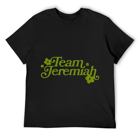 Mens Team Jeremiah Floral T-Shirt Black L