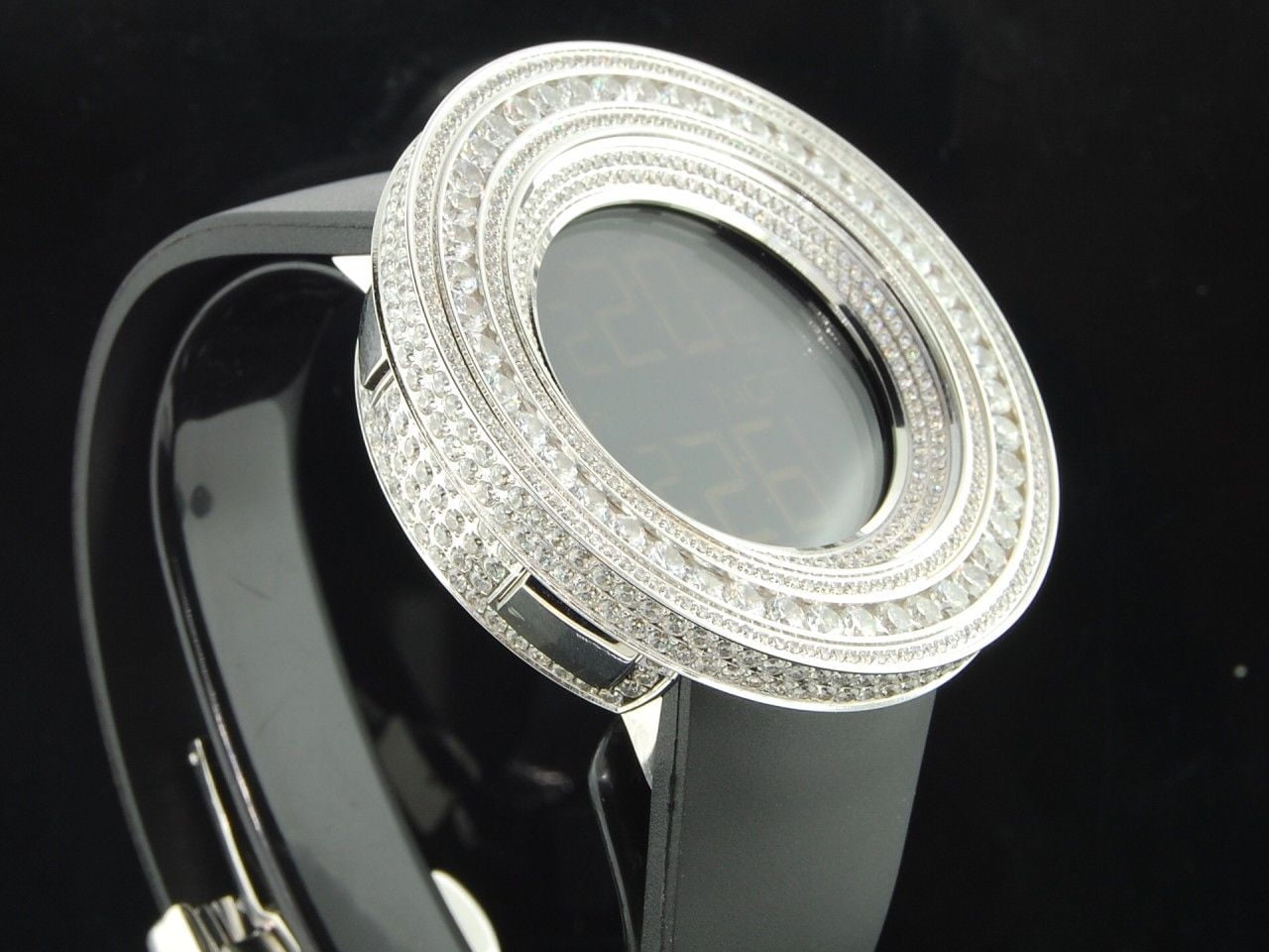 Men s Custom White Diamond Watch by Techno Com KC Joe Rodeo JoJino in Nepal at NPR 150998 Rating 5