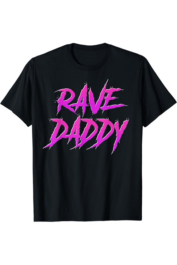 Mens Techno Music EDM Party Raver Festival Rave Daddy T-Shirt, Unisex T-Shirt