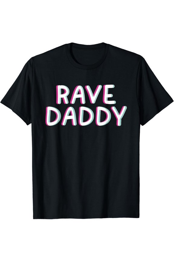 Mens Techno Music EDM Party Raver Festival Rave Daddy T-Shirt