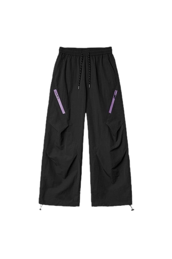 Mens Techwear Hiking Pants Outdoor Water Resistant Shell Trousers Loose Fit Relaxed Summer Athletic Trekking Bottoms L