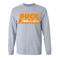 thumbnail image 1 of Mens Tennessee Tshirt Funny Buck Fama Team Color Orange and White TN Football Long Sleeve T-shirt Graphic Tee-Sports Grey-large, 1 of 4
