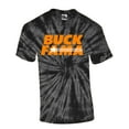 thumbnail image 1 of Mens Tennessee Tshirt Funny Buck Fama Team Color Orange and White TN Football Short Sleeve T-shirt Graphic Tee-Black Tie Dye-large, 1 of 4