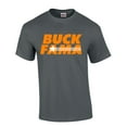 thumbnail image 1 of Mens Tennessee Tshirt Funny Buck Fama Team Color Orange and White TN Football Short Sleeve T-shirt Graphic Tee-Charcoal-large, 1 of 4