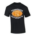 thumbnail image 1 of Mens Tennessee Tshirt Saturdays Football Sports TN Team Color Short Sleeve T-shirt Graphic Tee-Black-medium, 1 of 4