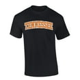 thumbnail image 1 of Mens Tennessee Tshirt Tennessee Orange and White Football Sports TN Team Color Short Sleeve T-shirt Graphic Tee-Black-4xl, 1 of 4