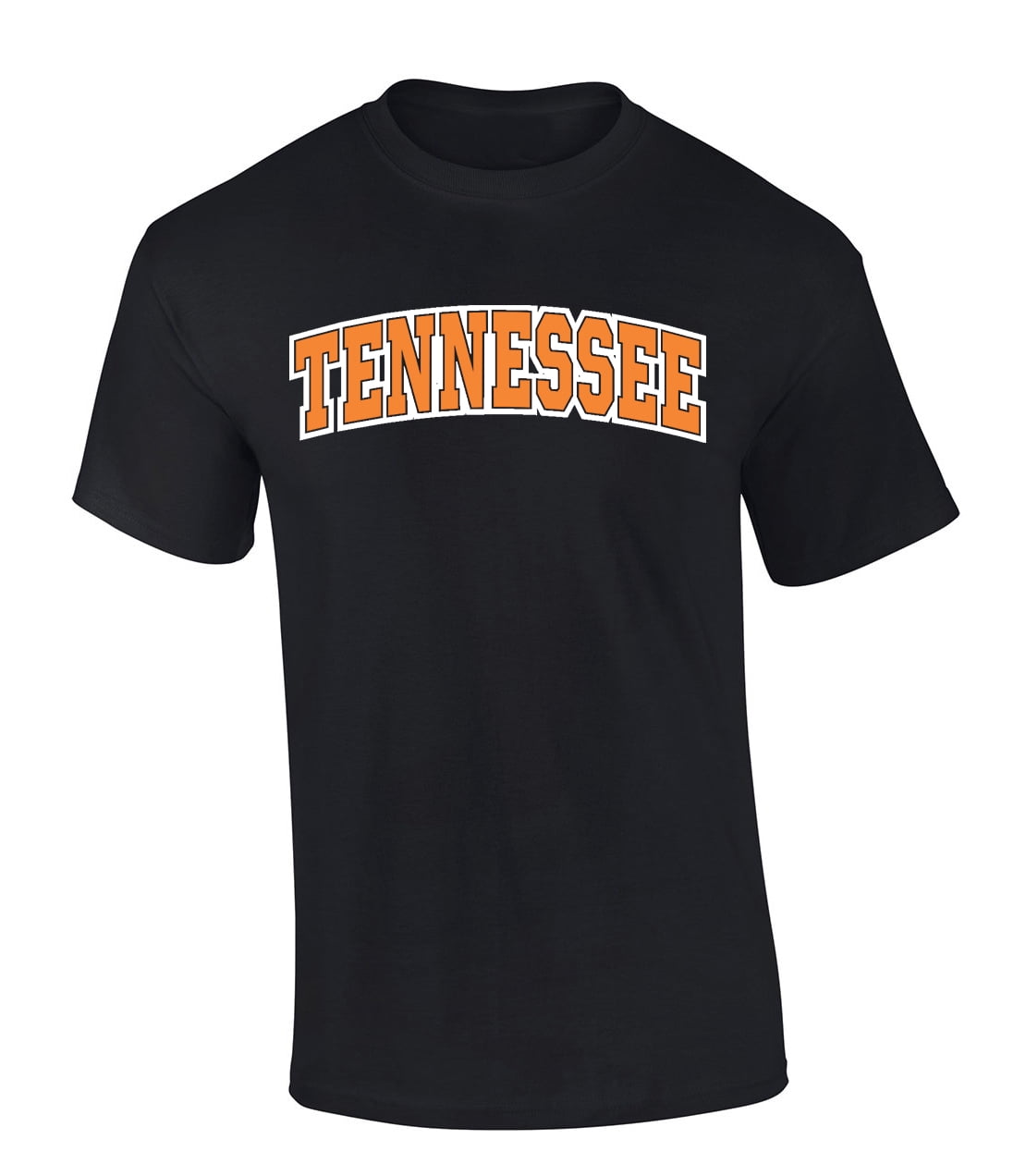 Men's Tennessee Football Long Sleeve T-Shirt - Team Color Graphic Tee, Orange & White Design