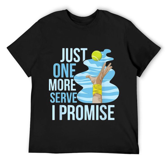 Mens Tennis Addiction Quote for a Tennis Player T-Shirt Black