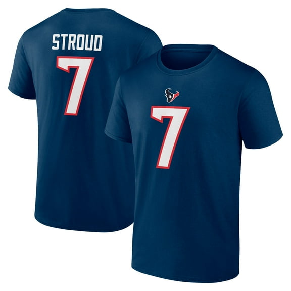 NFL C.J. Stroud Houston Texans Mens Name & Number Short Sleeve Tee