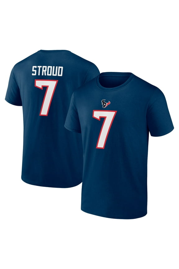 NFL C.J. Stroud Houston Texans Mens Name & Number Short Sleeve Tee