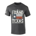 thumbnail image 1 of Mens Texas Tshirt I Stand With Texas Short Sleeve T-shirt-Heather Grey-5xl, 1 of 1