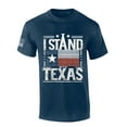 thumbnail image 1 of Mens Texas Tshirt I Stand With Texas Short Sleeve T-shirt-Heather Navy-xl, 1 of 1
