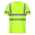 thumbnail image 1 of Mens Textured T-Shirts Casual Knitted Short Sleeve Crewneck Tops Summer Loose Fit Waffle Pullover Tees Blouses, 1 of 4
