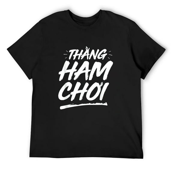 Mens Thang Ham Choi T-Shirt Black Small