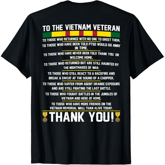 Mens Thank You To The Vietnam Veterans - Gift Tee