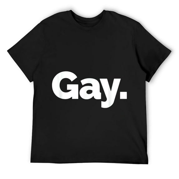 Mens That Says Gay T-Shirt Black