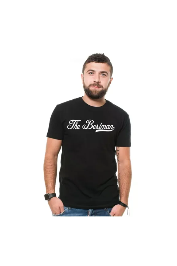 Mens The Bestman T-Shirt Wedding Shirts Bachelor Party Shirt Best Man Shirt Unisex S-5XL Hot Trending Shirt, Vintage Birthday Gift