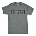 thumbnail image 1 of Mens The Chemistry Of Bacon T Shirt Funny Nerdy Graphic Periodic Table Science Graphic Tees, 1 of 7