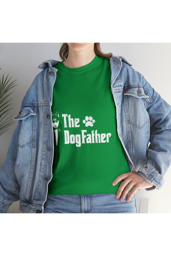Mens The Dogfather Siberian Husky Dog Dad Father's Day Gi T-Shirt