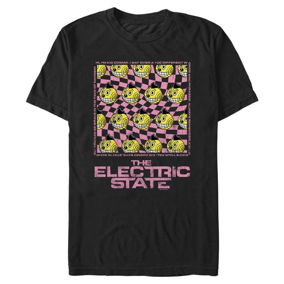 Mens The Electric State Checkered Cosmo T Shirt