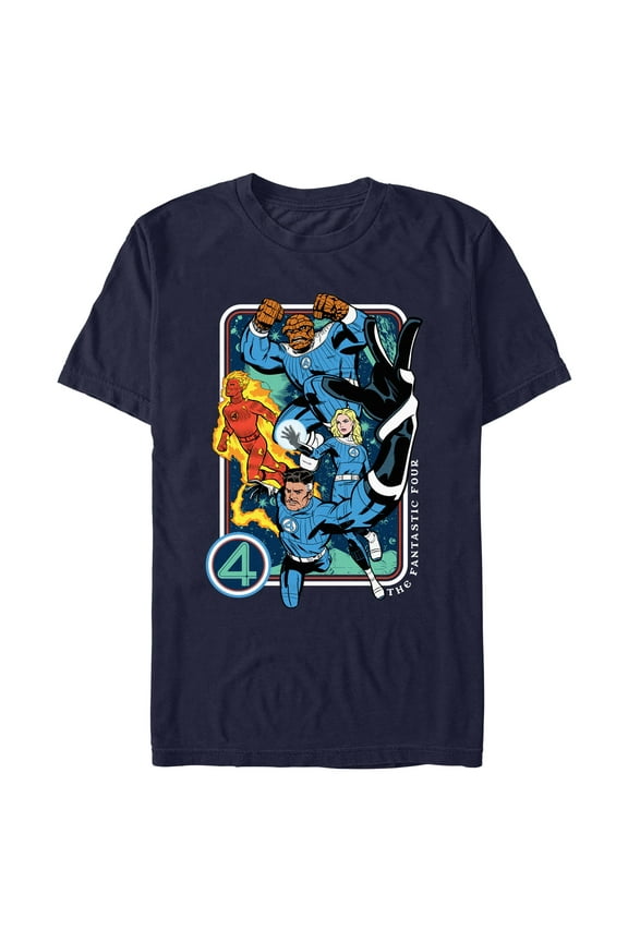 Mens The Fantastic Four: First Steps Action Heroes T Shirt